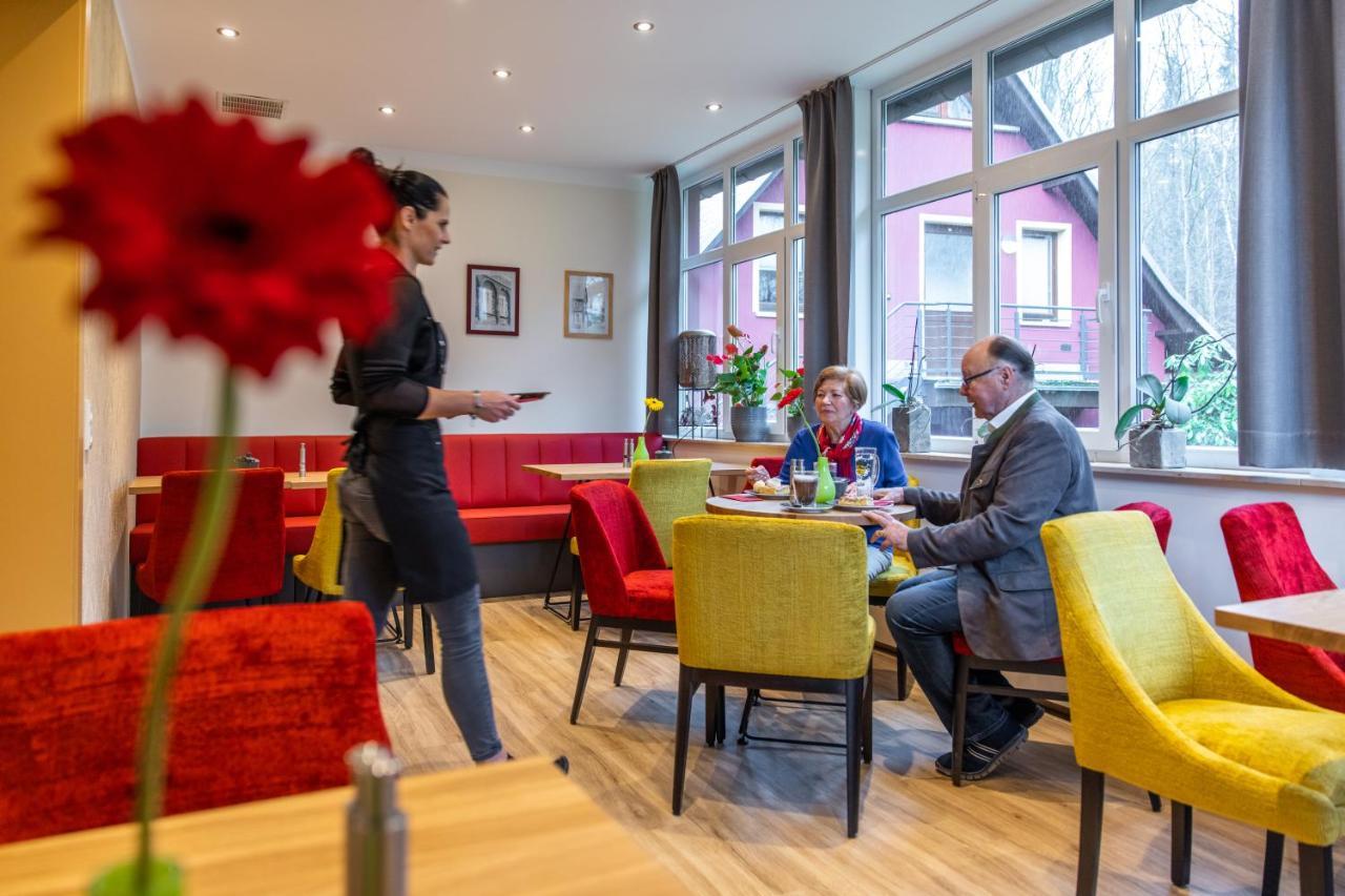 Pension & Cafe Abendroete Kurort Oybin Exterior foto